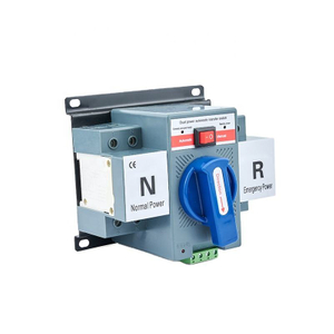 63a 2P ATS piezas del generador disyuntor Doble potencia cambio manual Interruptor de Transferencia Automática