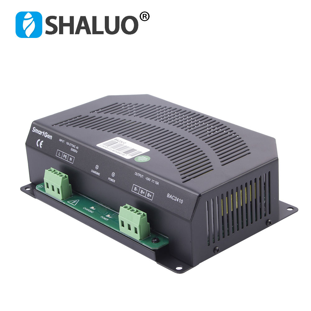SmartGen BAC2410 24V 10A cargador generador de batería Auto inteligente flotador cargador adaptador módulo Genset repuestos