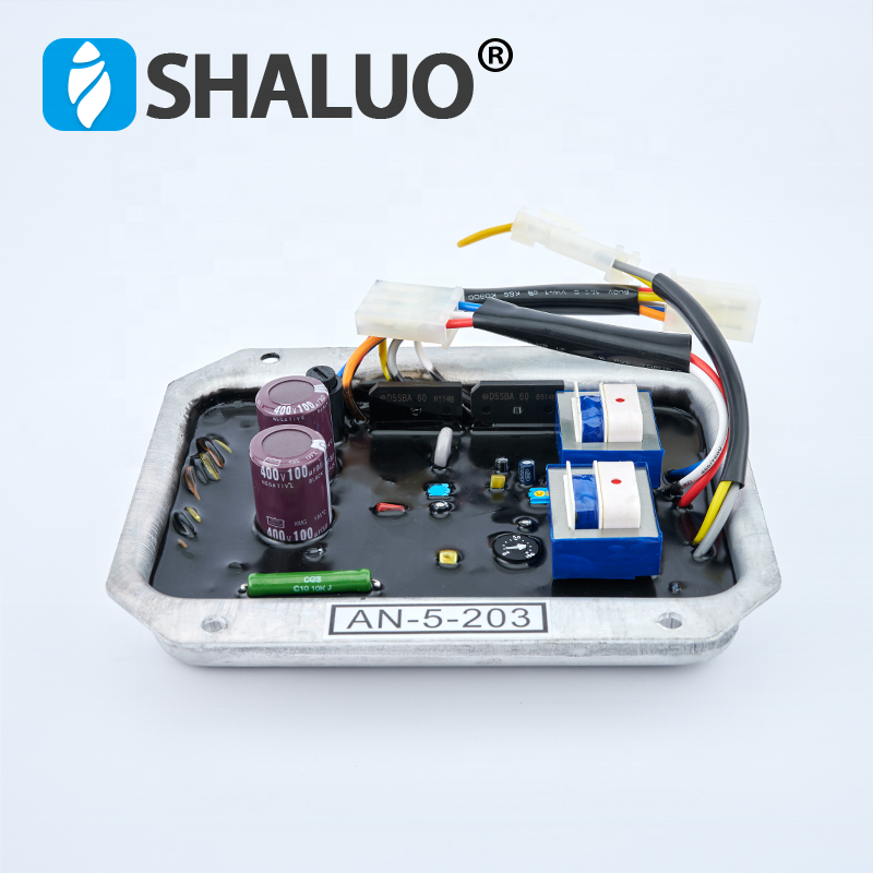 Piezas de repuesto del generador AVR, suministro ajustable de potencia, regulador de voltaje automático AN-5-203 para Denyo Genset