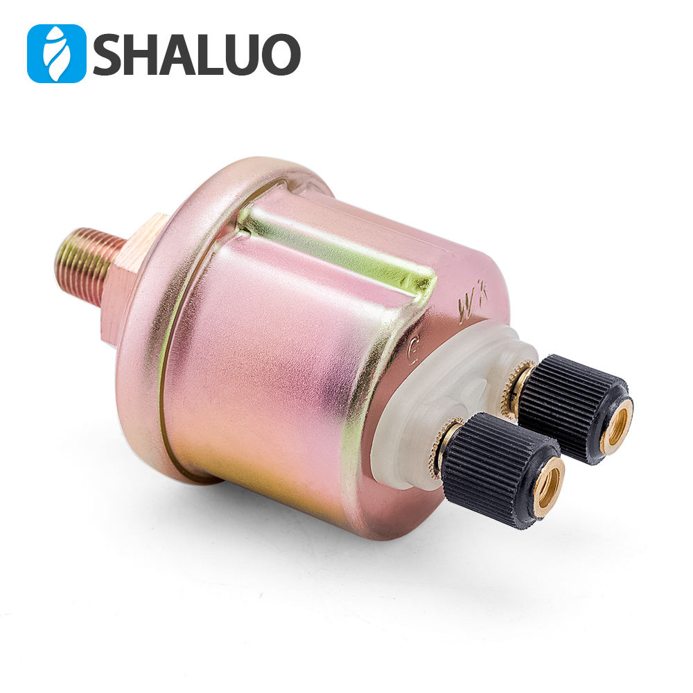 Sensor de presión de aceite universal VDO, tamaño de tornillo de 10mm, 1/8NPT, pieza del generador diésel, transmisores de enchufe de alarma de aceite, sensor de medidores de marca