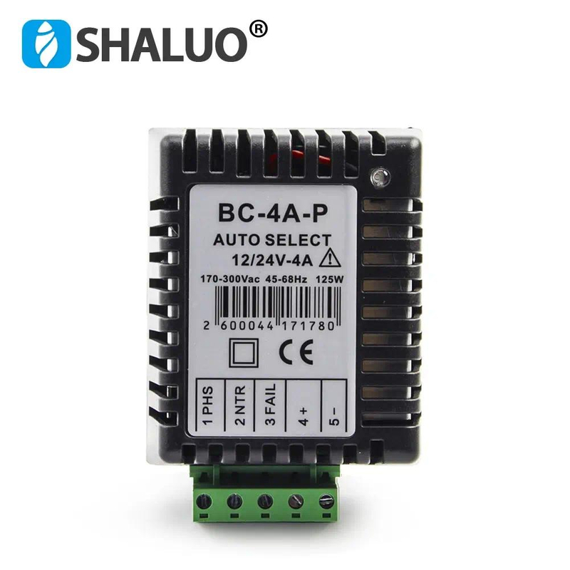 Nuevo cargador de batería 4A de alta eficiencia 12V 24V Auto Select 45-68HZ piezas Genset BC4AP 4A cargador de flotador generador '
