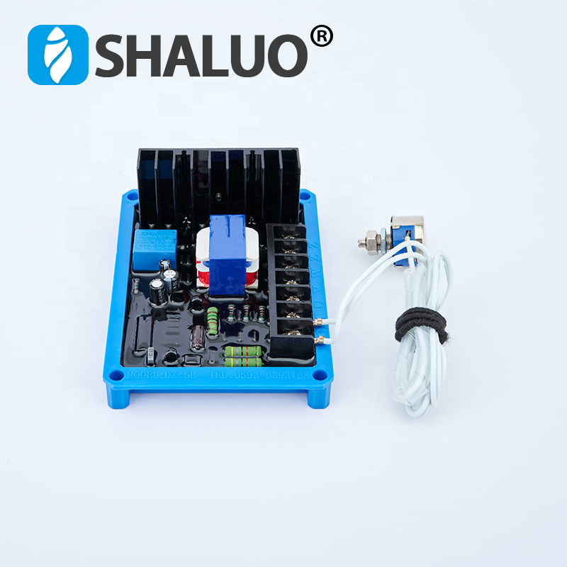 Generador diésel AVR, regulador automático de voltaje DX5E, generador trifásico de cepillo de carbono, estabilizador de voltaje, kit de accesorios