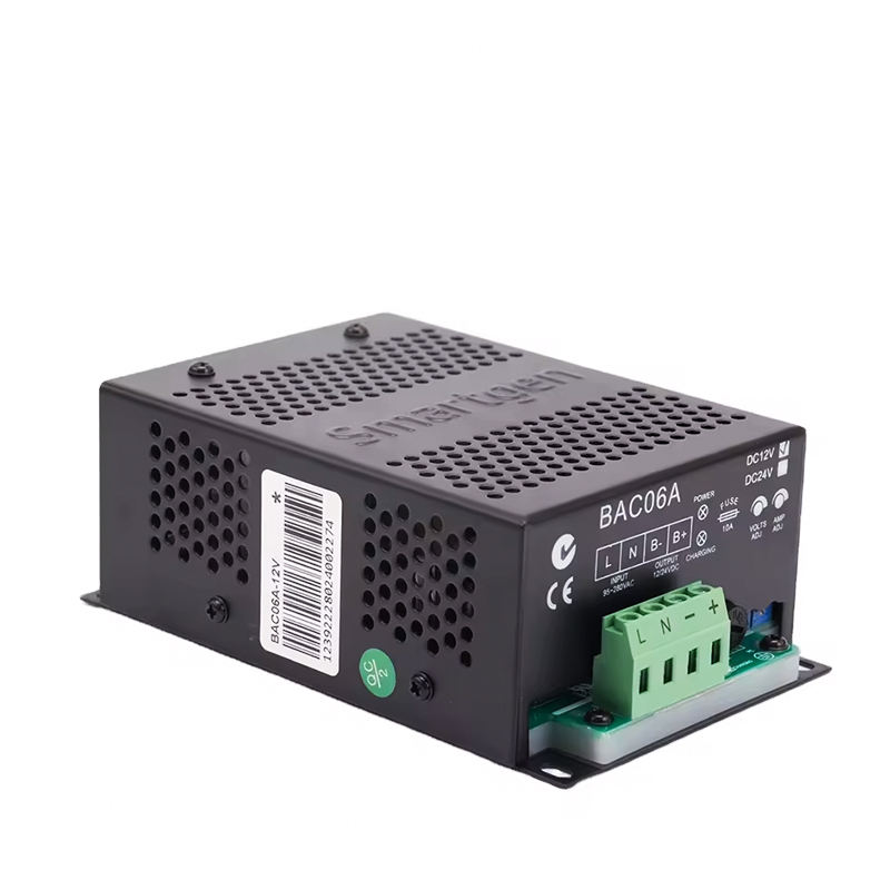 Generador diésel smartgen, cargador de batería automotriz de plomo ácido 12V 24V 6A bac06a