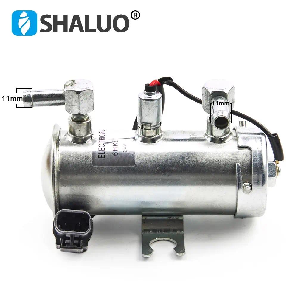 Conjunto de bomba de combustible eléctrica de motor, bomba de aceite electrónica de acero de aleación para piezas de excavadora 6HK1 4645227 8-98009397-1 12V 24V 6HK1