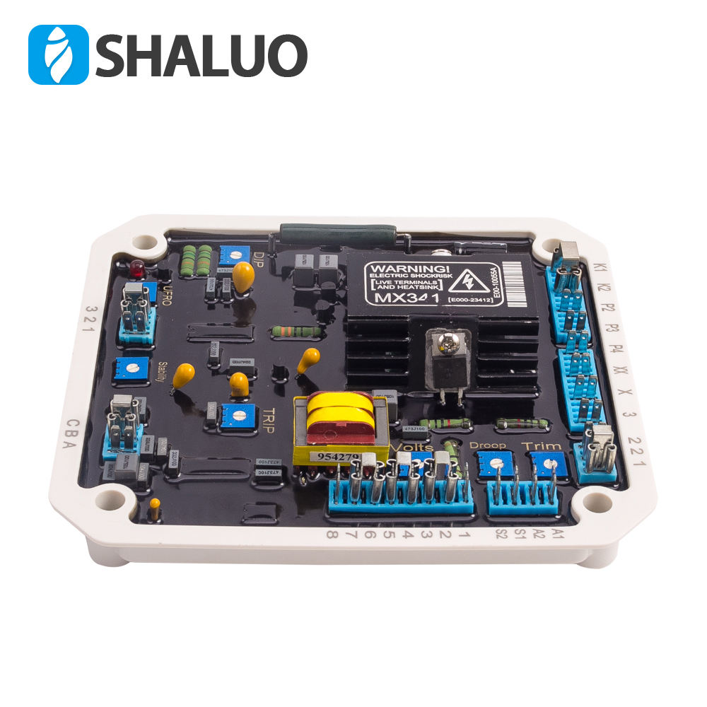 Generador Regulador de voltaje automático MX341 AVR Imán permanente Alternador diésel sin escobillas Estabilizador regulador de potencia