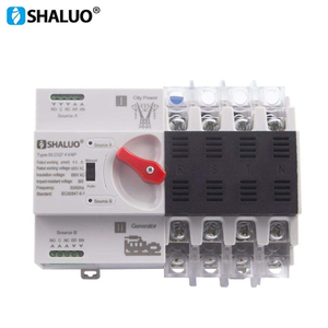 Generador ATS 63A 100A 4P Doble potencia Módulo de Interruptor de Transferencia Automática disyuntores interruptores piezas del generador eléctrico