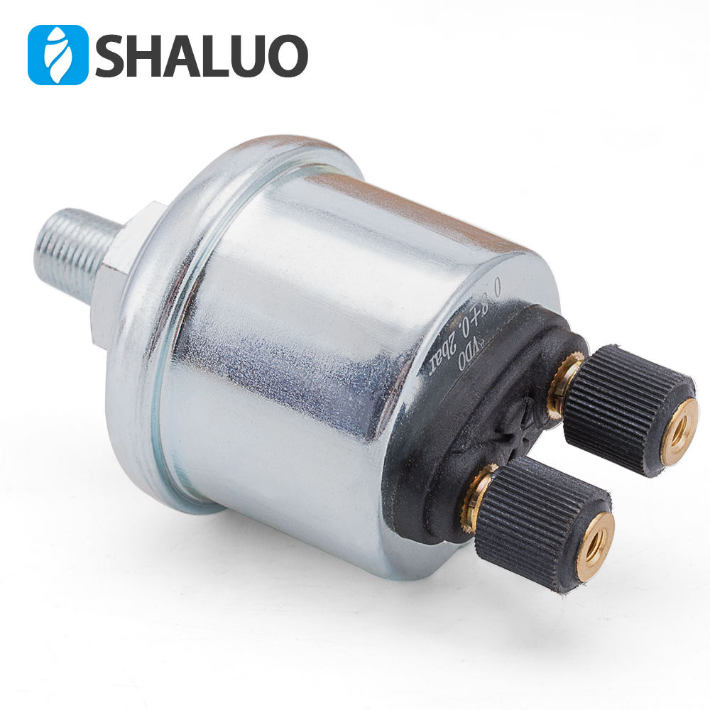 Sensor de presión de aceite VDO del generador diésel con enchufe 0-10bar 1/8 NPT