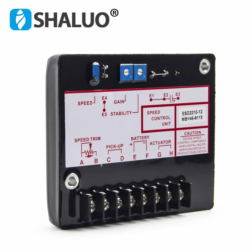 Controlador de velocidad del motor DC12V 24V ESD2210, placa de Control de Motor de CC, actuador, unidad Govornor, Panel Genset, piezas ESD2210-12 ESD2210-24