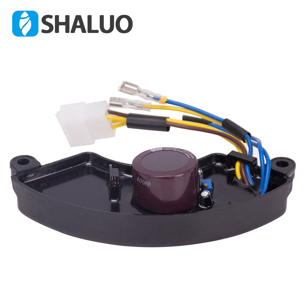 Estabilizador de voltaje del generador de gasolina, regulador de voltaje automático trifásico AVR, 5kw, 3kw, 188