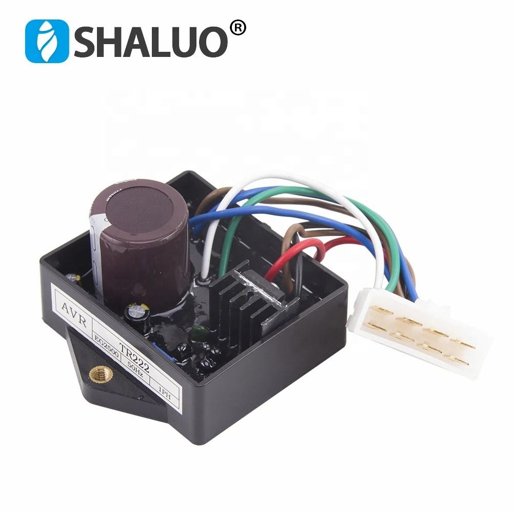 Regulador de voltaje automático TR222 EG2200 EG1800 EG1400 EG2500 Avr AC generador de Gas piezas originales del grupo electrógeno electrónico 2kw
