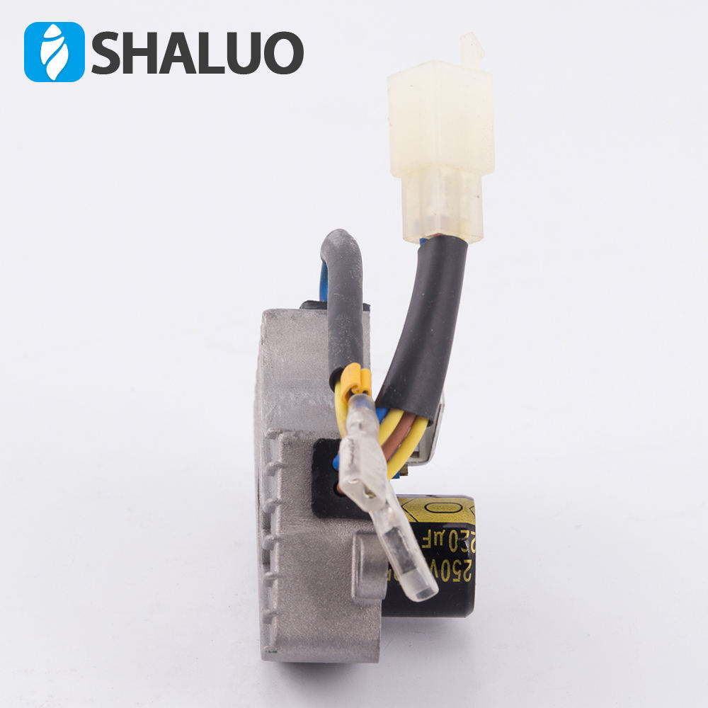Estabilizador de generador de gasolina con caja de aluminio, regulador de voltaje automático AVR 168, 2kw, 3kw