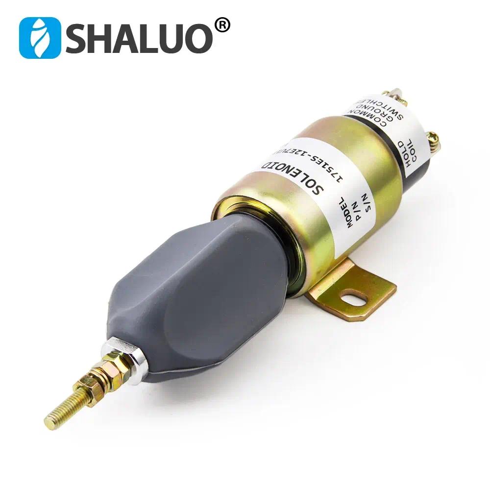 Generador diésel 1751ES-12E7U1B1S1 DC12V, válvula solenoide de parada de motor, interruptor electrónico de apagado de combustible, 24V 1751ES-12E7U1B1S2