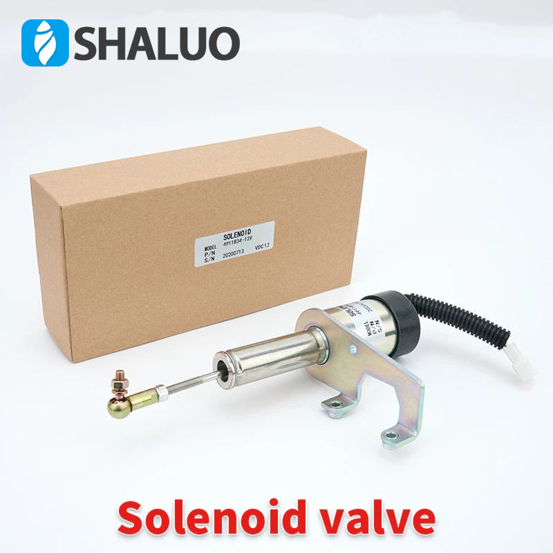 4911834 Piezas del motor de la válvula solenoide 12v 24v para el grupo electrógeno de EE. UU.