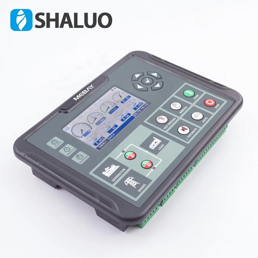Mebay-módulo controlador de generador diésel DC80D DC82DR MK3 AMF, arranque y parada, pantalla LCD, RS485, placa de Control de monitoreo de PC