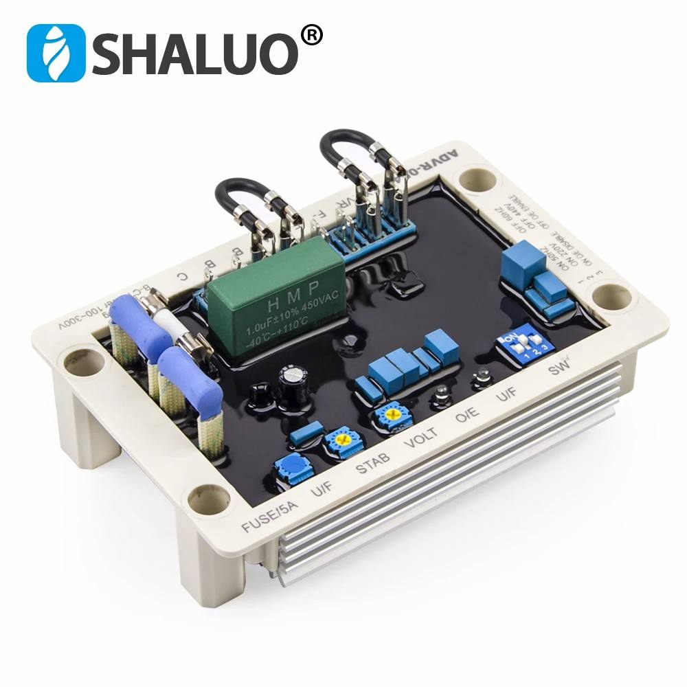 KUTAI AVR ADVR-054 Regulador de voltaje automático de 5 amperios autoexcitado con uso de alta eficiencia de enfriamiento con módulo paralelo EP200