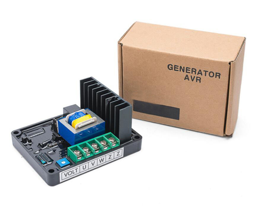 Generador de cepillo de carbón trifásico STC, regulador de voltaje AVR GB170, placa reguladora de 3KW a 50KW, placa reguladora 380