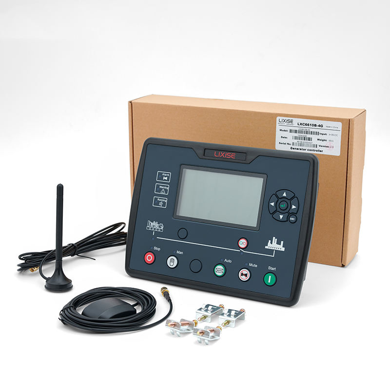 LXC6610B-4G controlador de grupo electrógeno de arranque remoto módulo de control de teléfono móvil WIFI