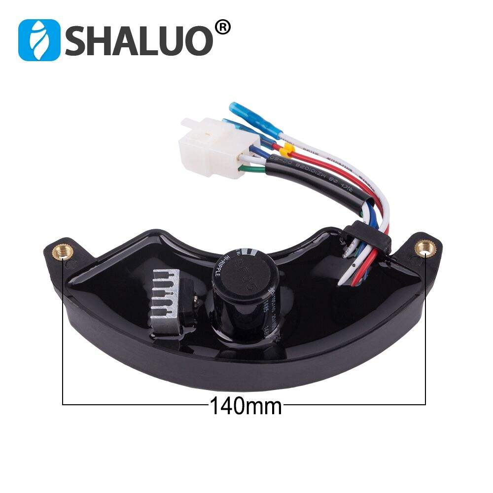Piezas trifásicas de gasolina avr ketuo, regulador de voltaje regulable automático, estabilizador de generador de gasolina, 5kw, 7,5 kW, 380v, 8 cables