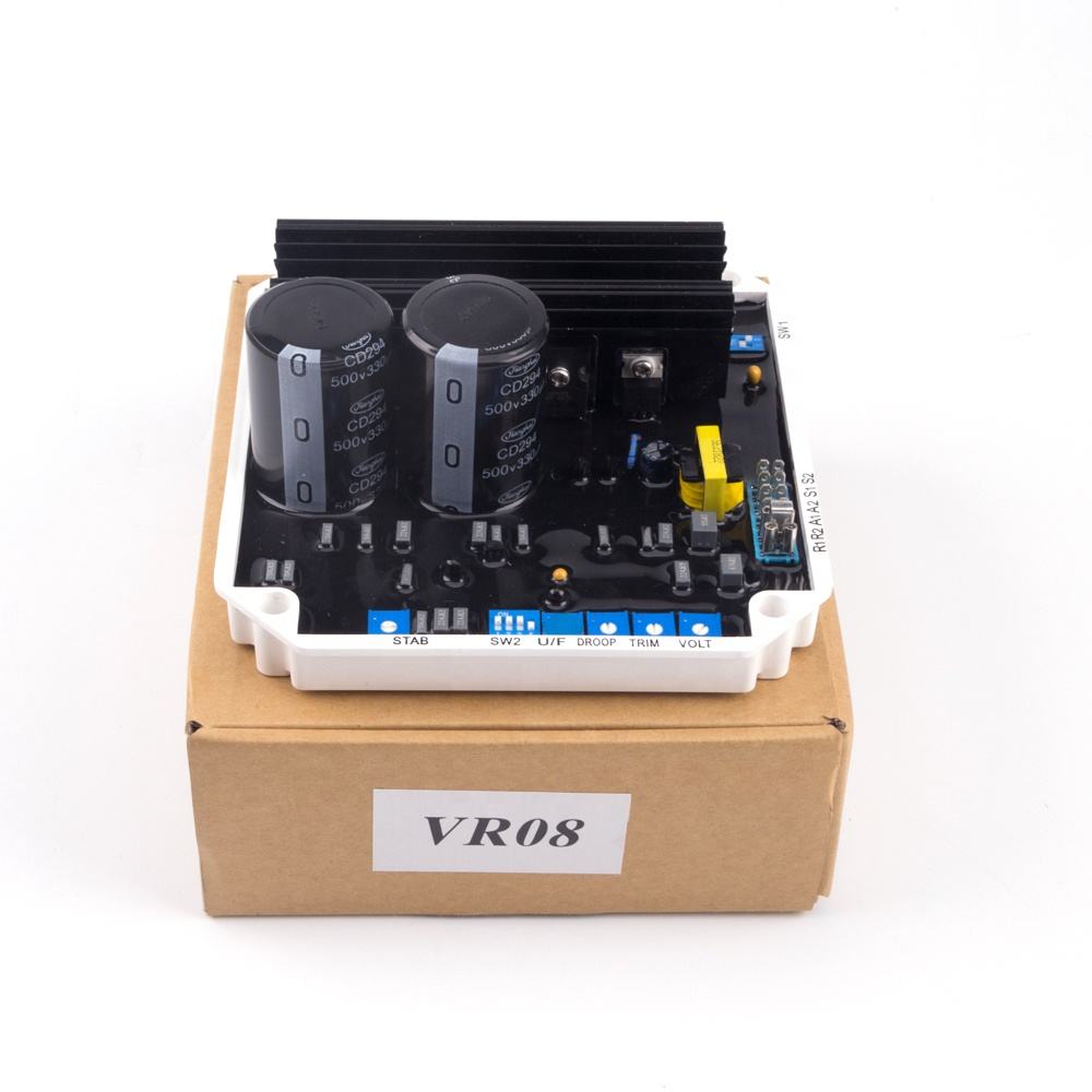 Regulador de voltaje automático VR08 KF308A AVR, estabilizador de generador eléctrico sin escobillas, ajustador monofásico