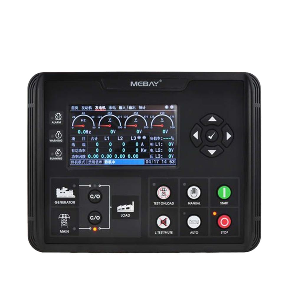 Módulo controlador de generador DC70D DC72D DC72DR, monitoreo de parámetros de grupo electrógeno de Gas con pantalla LCD de 4,3 pulgadas, Panel de Control inteligente