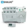 ATS Doble potencia Interruptor de Transferencia Automática 63A 100A 125A 160A 250A 400A 630A AC220V generador diésel interruptor de cambio automático