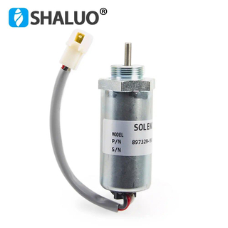 Válvula Solenoide de parada del motor del generador para 897329-5680 897209-1152 3LD1 3LD2 4LE1 y válvula de apagado Kobelco SK75-8