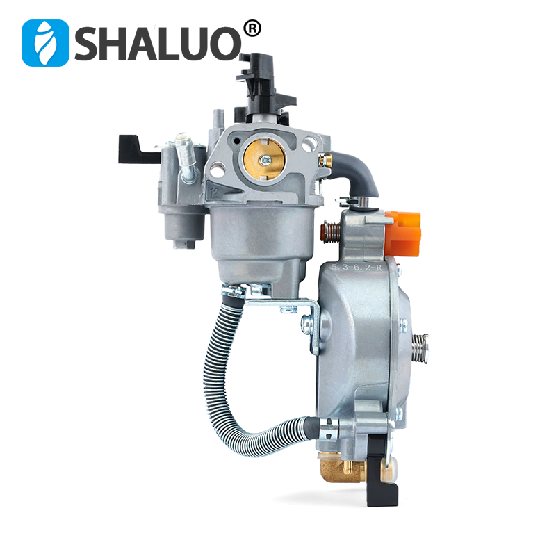 Piezas de bomba de agua de gasolina ER2500 2KW 168F, conjunto de kit de carburador Manual LPG de doble uso para motor