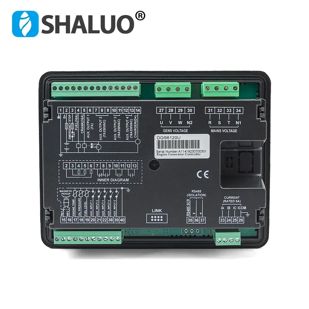 Nuevo controlador de generador diésel 6110U 6120U AMF, módulo de Control de arranque y parada automático, piezas del generador de Panel, reemplazo Smartgen HGM6120N
