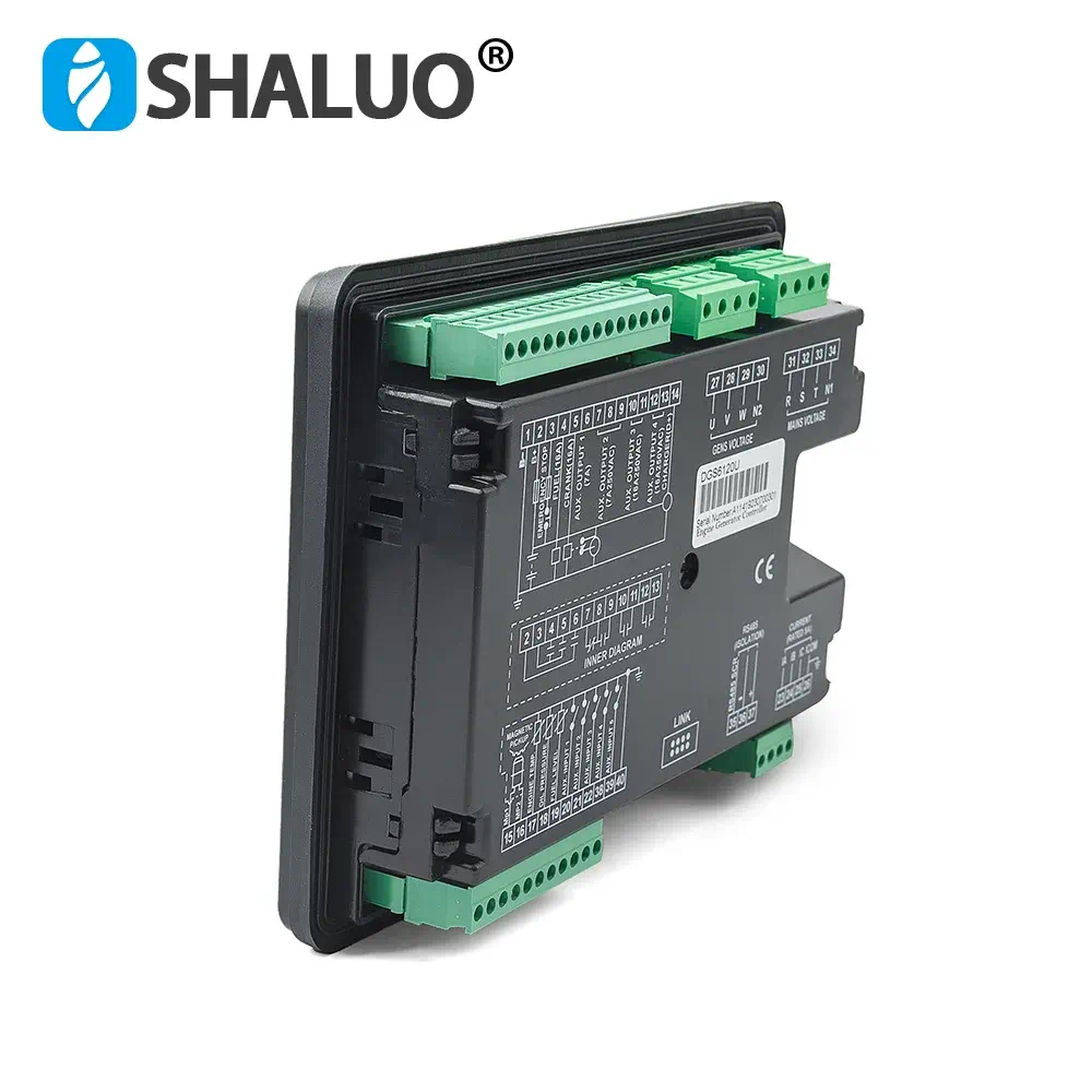 Nuevo controlador de generador diésel 6110U 6120U AMF, módulo de Control de arranque y parada automático, piezas del generador de Panel, reemplazo Smartgen HGM6120N