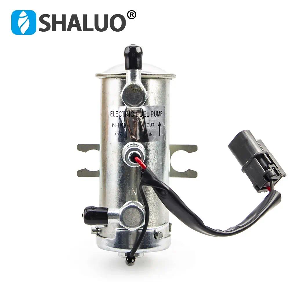 Conjunto de bomba de combustible eléctrica de motor, bomba de aceite electrónica de acero de aleación para piezas de excavadora 6HK1 4645227 8-98009397-1 12V 24V 6HK1