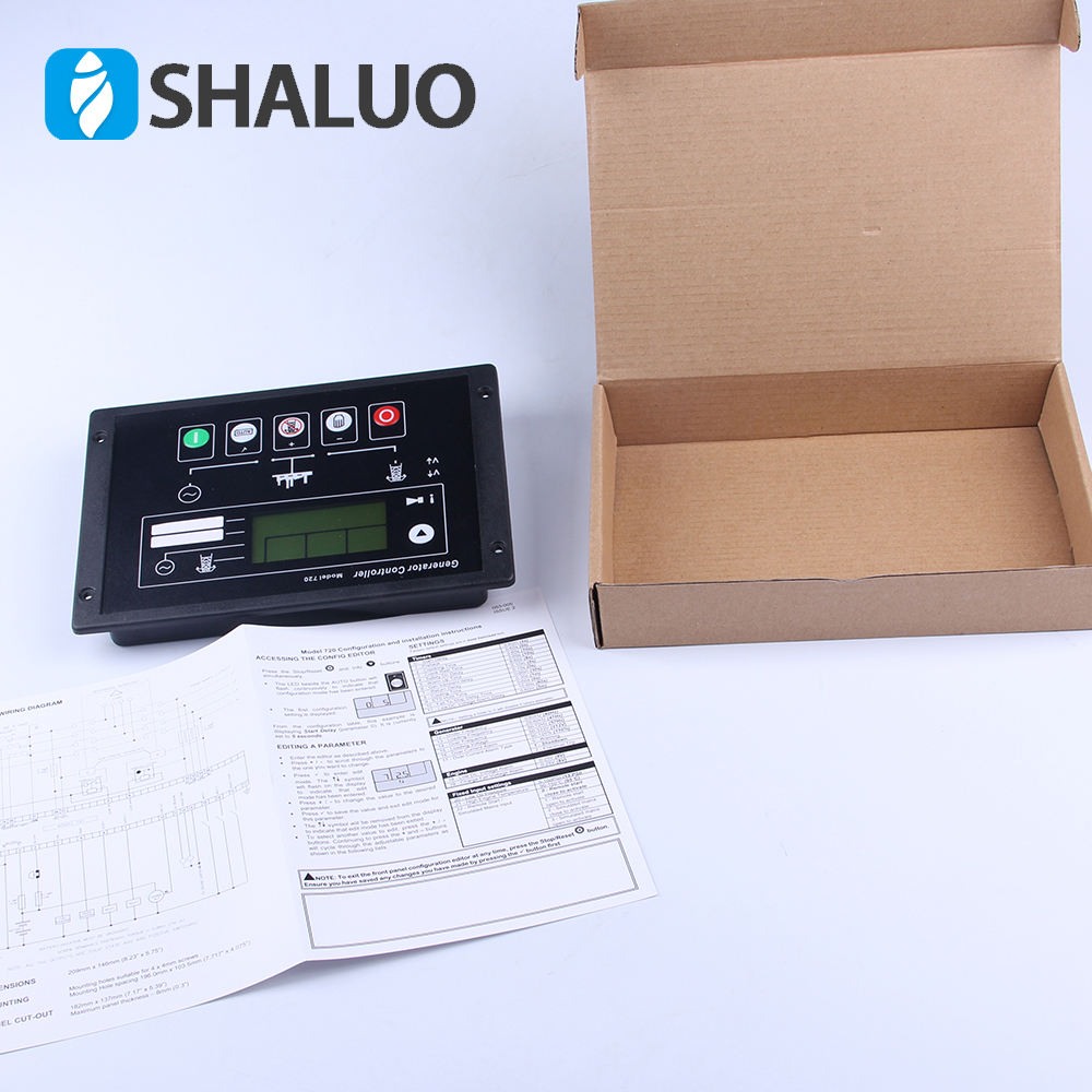 Controlador de generador Original, módulo controlador de arranque automático, alternador de motor, módulo de placa de control de protección dse720 720