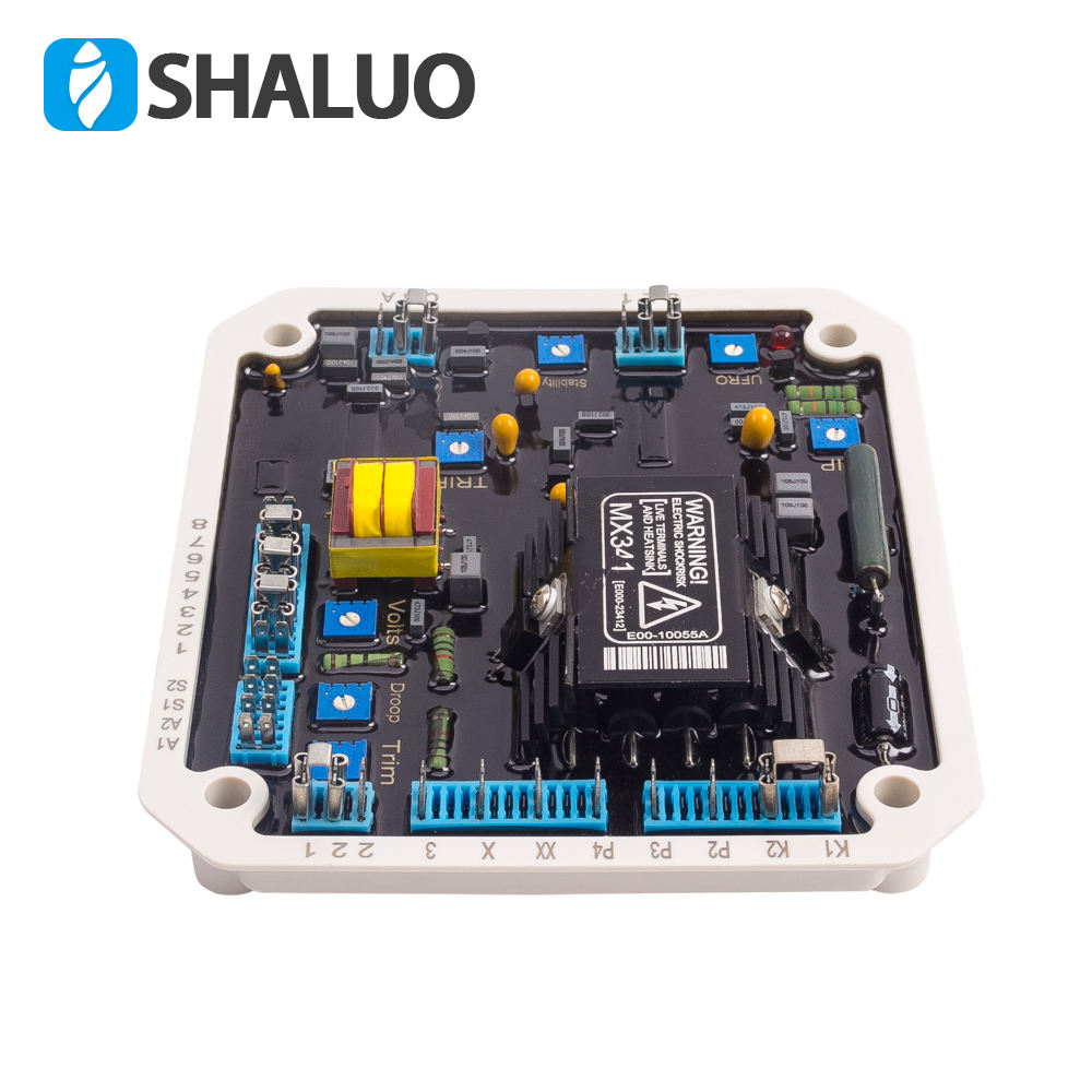 Generador Regulador de voltaje automático MX341 AVR Imán permanente Alternador diésel sin escobillas Estabilizador regulador de potencia