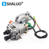Kit de conversión de carburador de combustible Dual LPG, estrangulador automático actualizado para carburador de Gas generador de gasolina de 5KW, 6,5kw, 188F, 190F, 13P
