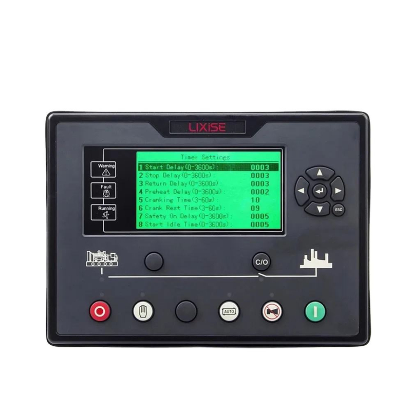 LIXiSE LXC7110 LXC7120 LCD AMF Panel Controlador de generador diésel de arranque automático Módulo de Control GSM GPRS con USB RS232 piezas de grupo electrógeno