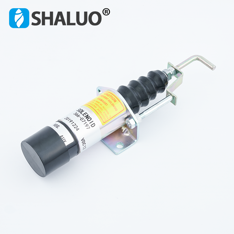 Lister Petter 366-07197 12V 24V Solenoide de parada de combustible Piezas de motor diésel