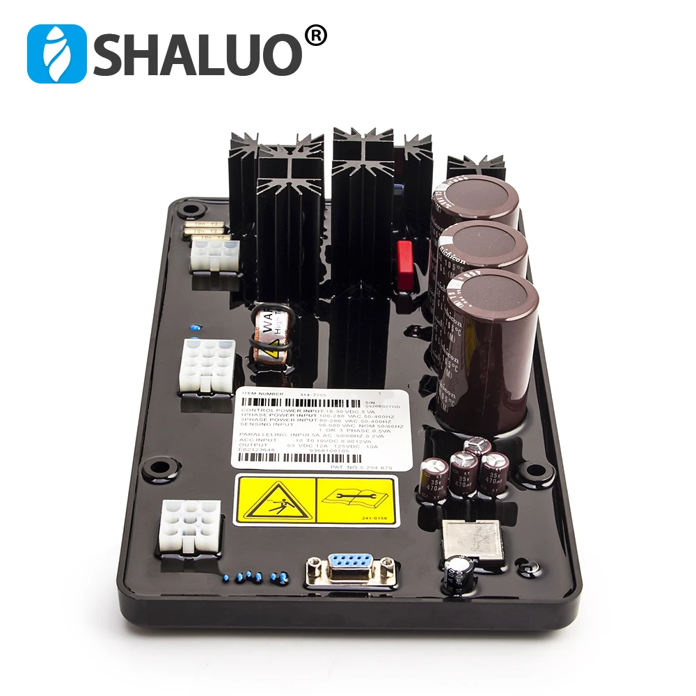 Generador CDVR AVR regulador de voltaje automático 3147755 módulo de Control estabilizador para piezas del generador Caterpillar 314-7755