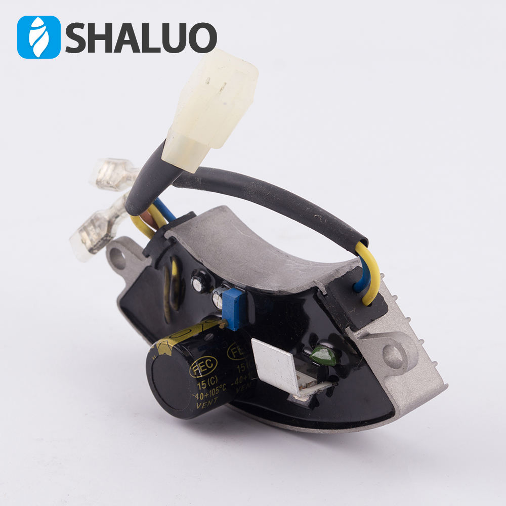 Estabilizador de generador de gasolina con caja de aluminio, regulador de voltaje automático AVR 168, 2kw, 3kw