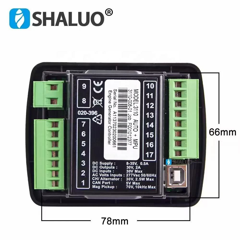 Reemplace el panel controlador de arranque automático del generador DSE3110 Compatible con el módulo de control Original Deep Sea DSE 3110 MPU