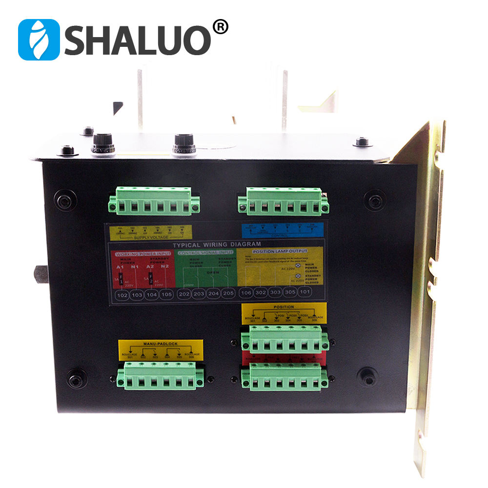 Piezas de repuesto Piezas y accesorios del generador Interruptor de transferencia automática de cambio de energía Daul Generador 400A Controlador ATS 4P Ats