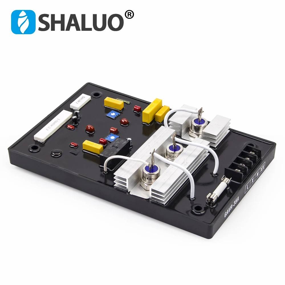 Nuevo GAVR-35A generador sin escobillas AVR estabilizador y regulador de voltaje automático GAVR 35A Placa de Control de excitación Genset repuestos