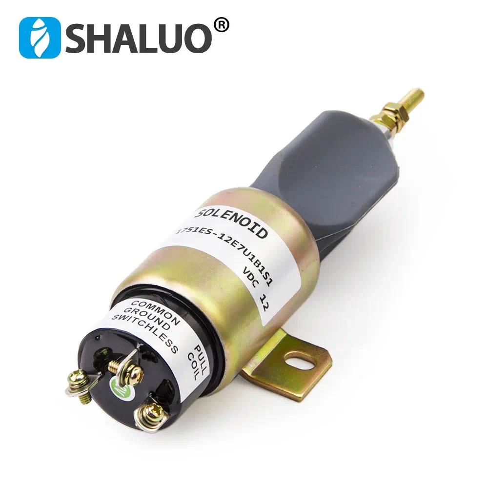 Generador diésel 1751ES-12E7U1B1S1 DC12V, válvula solenoide de parada de motor, interruptor electrónico de apagado de combustible, 24V 1751ES-12E7U1B1S2