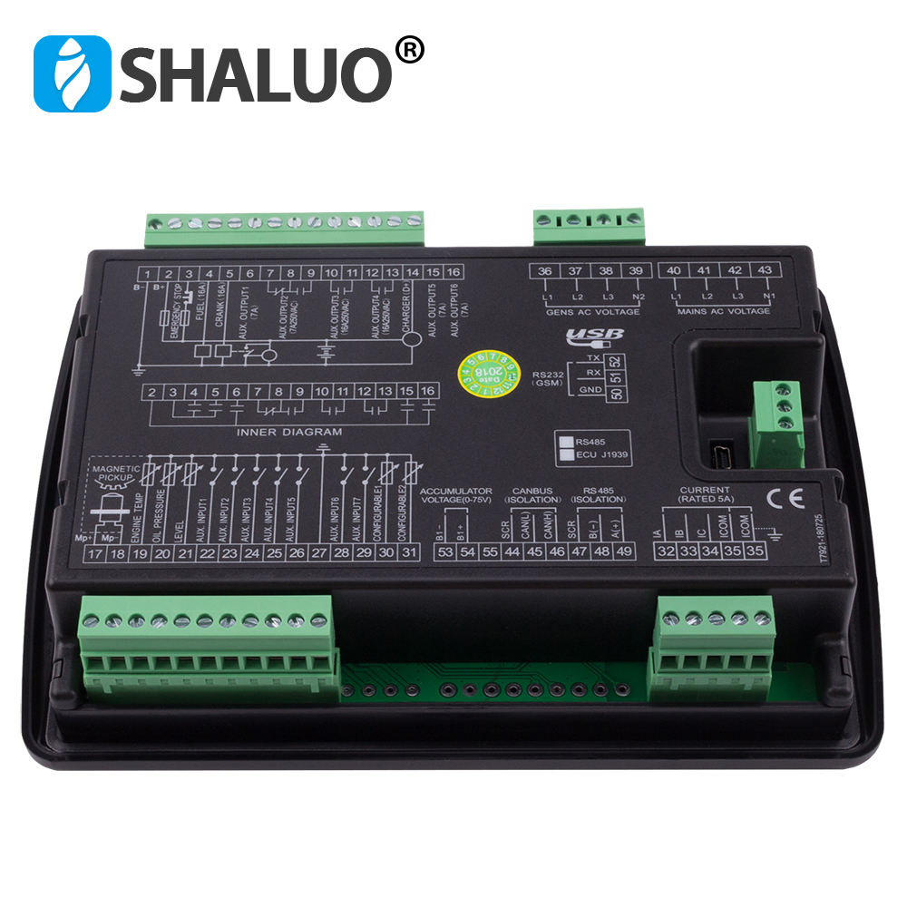 Controlador de grupo electrógeno automático LXC6110 Completamente reemplazado 6110