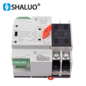 Piezas de repuesto para generador, interruptor de transformador automático ATS, 2P, 63A, SLSP1-100A, interruptor de circuito de Control eléctrico, monofásico, CA