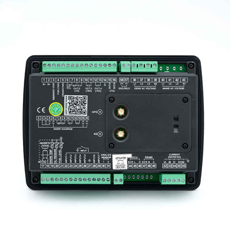LXC6610B-4G controlador de grupo electrógeno de arranque remoto módulo de control de teléfono móvil WIFI