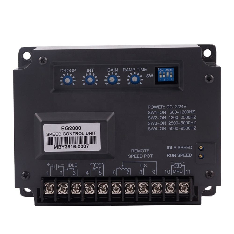 Tablero de control de motor de alto voltaje, generador, controlador de velocidad eléctrico, regulador electrónico de CC EG2000