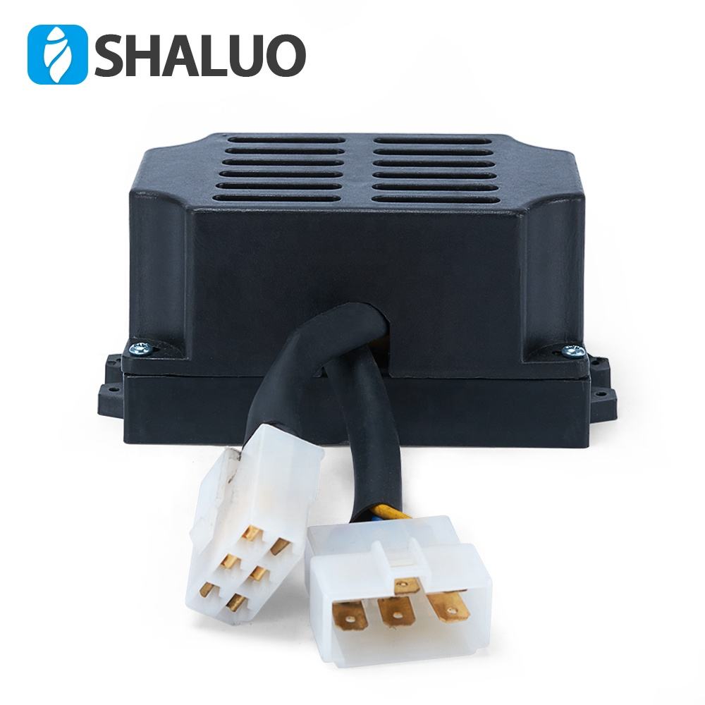 Generador de gasolina diésel de 5kW, piezas del generador chino AVR, soldador, regulador de voltaje automático, 12 cables, HJ-5K21DH monofásico