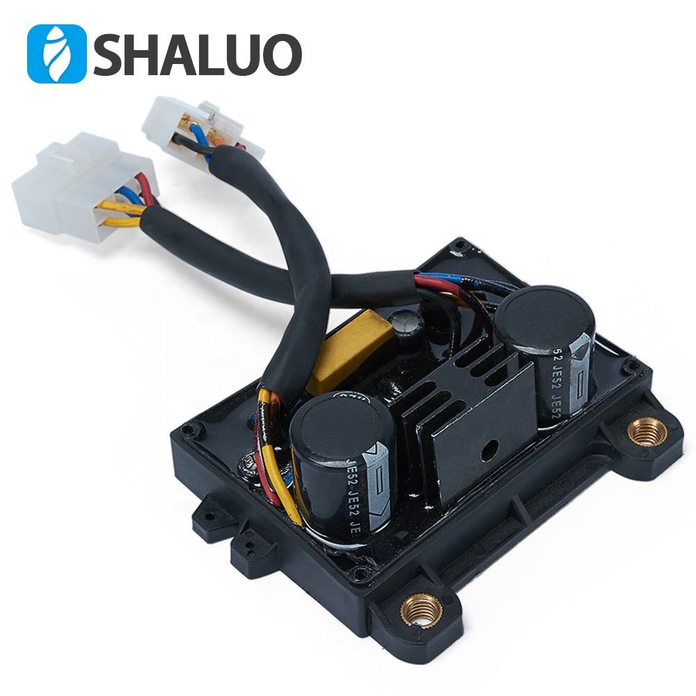 Generador de gasolina diésel de 5kW, piezas del generador chino AVR, soldador, regulador de voltaje automático, 12 cables, HJ-5K21DH monofásico