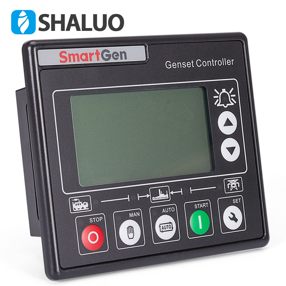 Controlador inteligente HGM420, arranque automático, pantalla LCD electrónica, panel de control remoto, piezas del generador universal smartgen