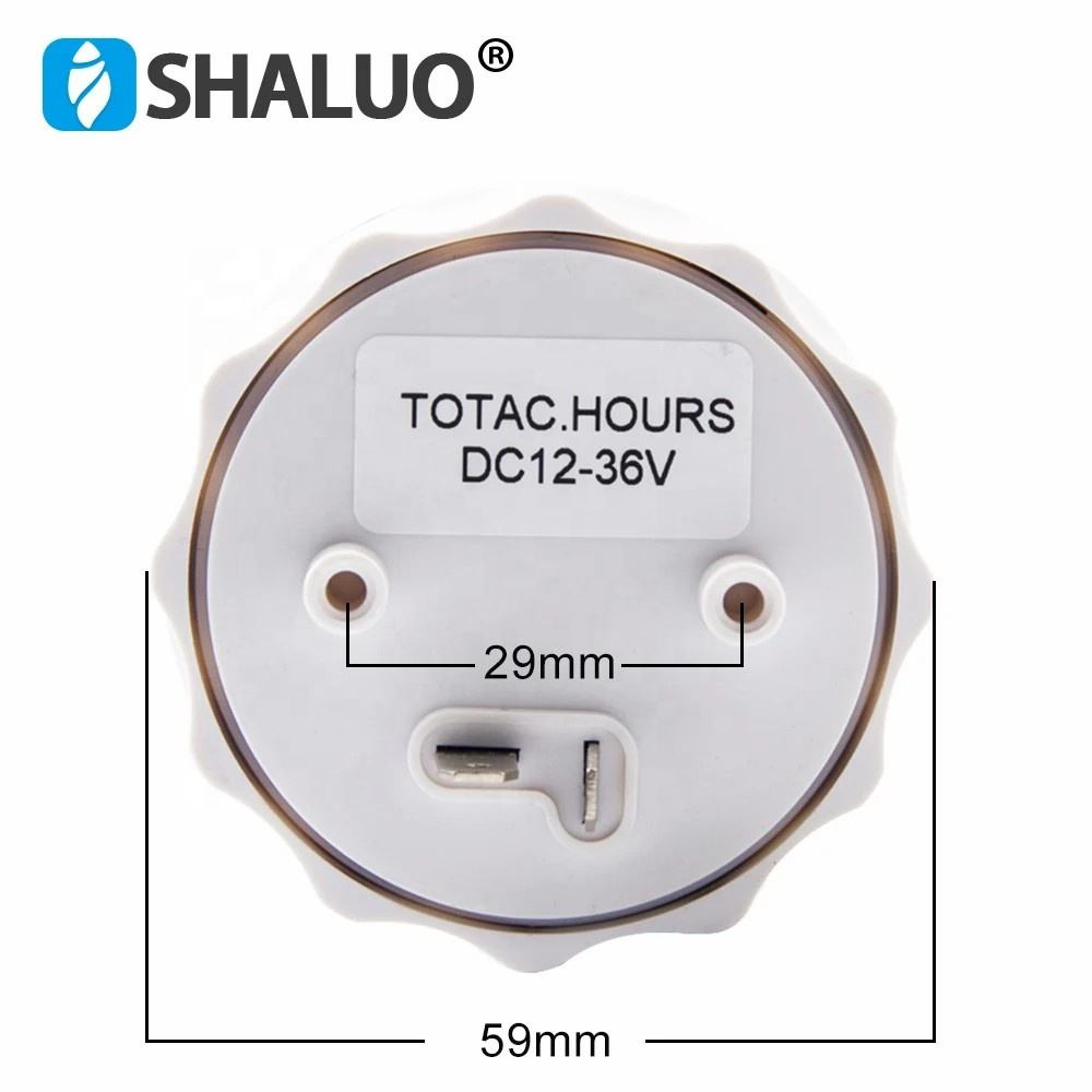 Contador de horas H748 DC12-36V, contador de horas de excavadora, temporizador, maquinaria de construcción, accesorios universales para motor de excavadora, piezas de repuesto