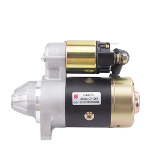 Motor de arranque QD124A 12V 1.2KW, piezas del generador diésel, Motor de arranque eléctrico de cobre hecho para Motor de arranque 186F 188F 192F